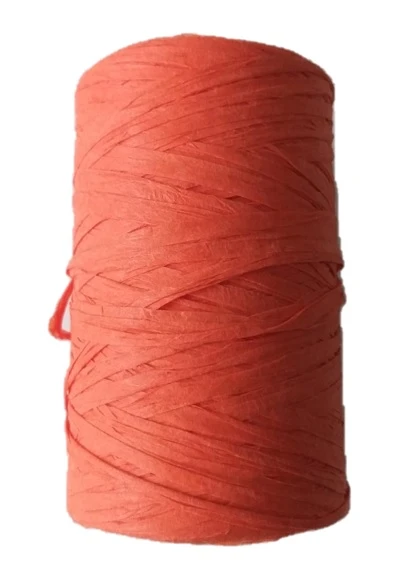 Çanta Aksesuar Koyu Turuncu Renk Angel Rafya İp No:18 ürün görseli 1