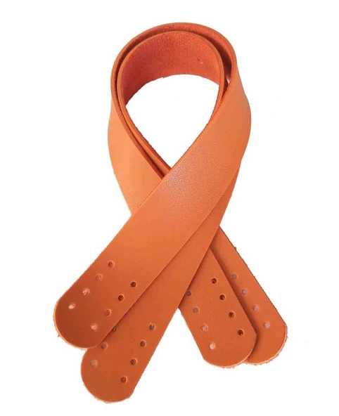 Çanta Aksesuar Suni Deri El Çanta Sapı 35 Cm Turuncu ürün görseli 1