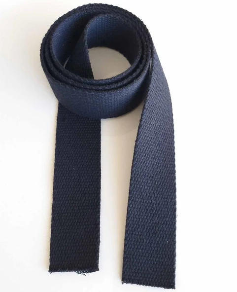 Çanta Aksesuar 4 Cm Pamuklu Kolon 1 Metre Lacivert ürün görseli 1