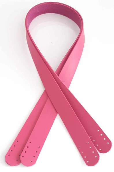 Çanta Aksesuar 80X2.4 Cm, Fuşya Suni Deri Çanta Sapı ürün görseli 1