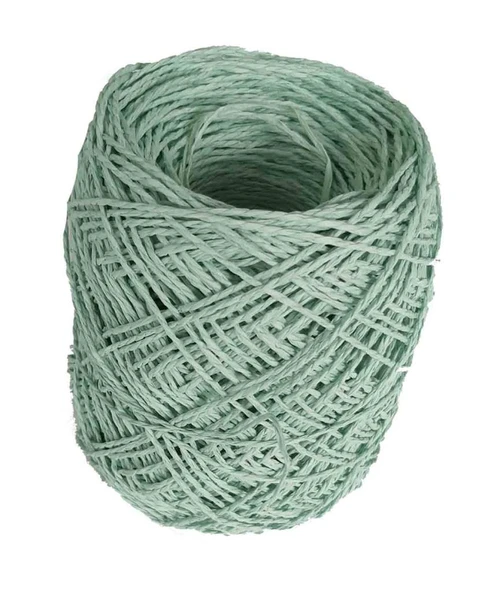 Çanta Aksesuar Sarılmış Kağıt İp Mint Yeşili 100 Gram ürün görseli 1