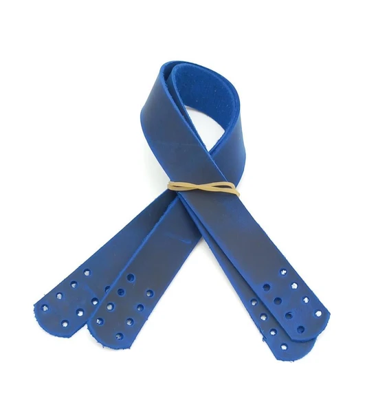 Çanta Aksesuar 35X2 Cm Gerçek Deri Çift Sap Cazy Oil Saks Mavi ürün görseli 1