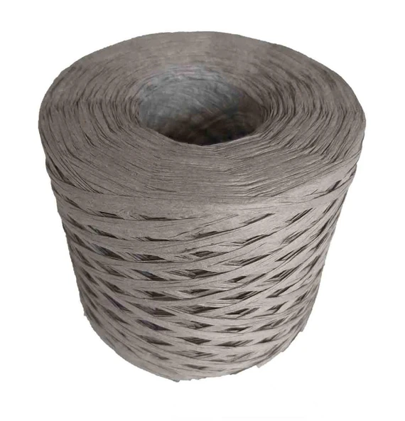 Çanta Aksesuar Yeni İthal Rafya İp Gri ürün görseli 1