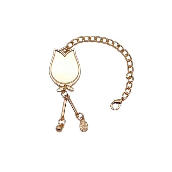 Çanta Aksesuar Lale Light Gold Sarkaç Süs 22 Cm ürün görseli 1