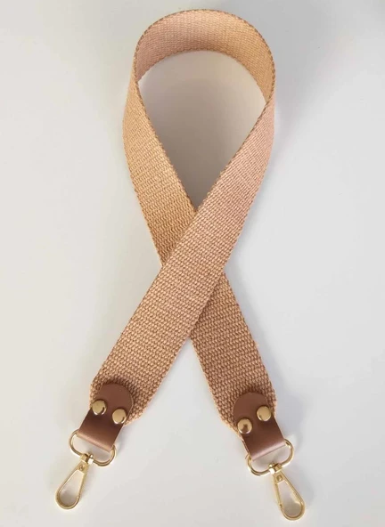 Çanta Aksesuar Ledi Model Çanta Sapı Sütlü Kahve Renk ürün görseli 1