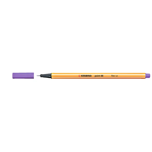 Stabilo Keçe Uçlu İnce Kalem 88 Point 0.4 MM Mor (1 Adet) - 1