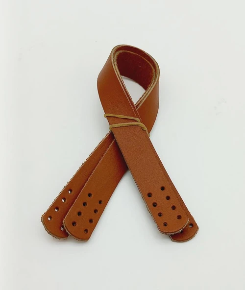 Çanta Aksesuar 35X2 Cm Gerçek Deri Çift Sap Taba Renk ürün görseli 1