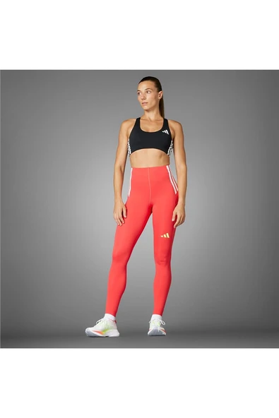 adidas Kadın Kırmızı  Tayt Adizero 1/1 L W JH3618 - 5
