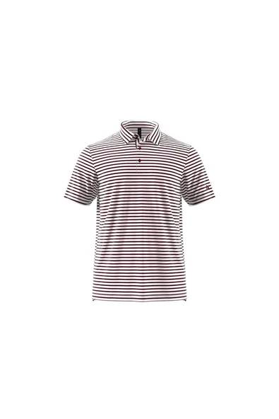 adidas Erkek  Beyaz  Polo T-Shirt ULT STRIPE POLO JF4890 - Resim 6