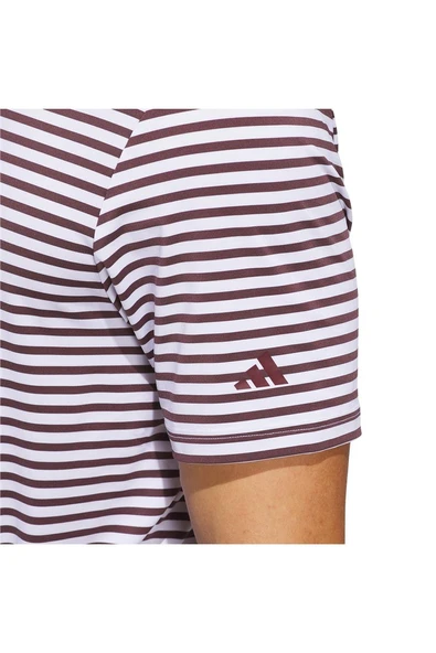 adidas Erkek  Beyaz  Polo T-Shirt ULT STRIPE POLO JF4890 - Resim 5