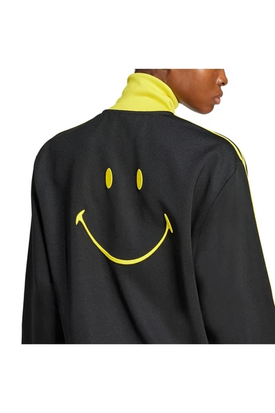 adidas Erkek Siyah  Ceket SMILEY TRACKTOP JD2736 - 6