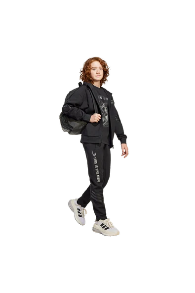 adidas Unisex Çocuk Siyah  Eşofman Altı J SW MNDO PNT JF3635 ürün görseli 1