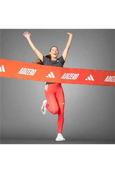 adidas Kadın Kırmızı  Tayt Adizero 1/1 L W JH3618 - 11
