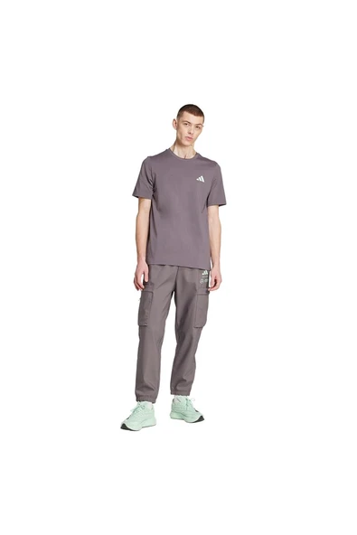 adidas Erkek Gri  T-Shirt MER PW GFXTEE M JY3032 - 5