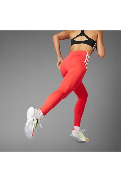 adidas Kadın Kırmızı  Tayt Adizero 1/1 L W JH3618 - 7