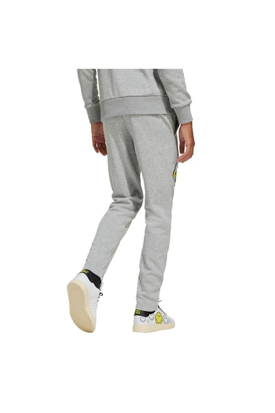 adidas Unisex Çocuk Gri  Eşofman Altı J SMI PANT JD3287 - Resim 3