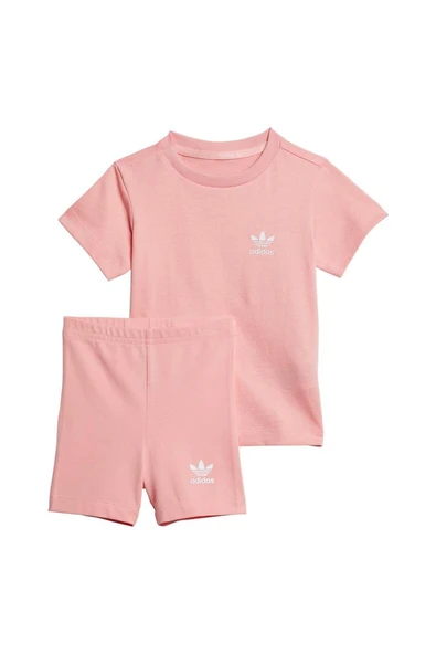 adidas BebekPembe  Eşofman CS TEE SET JI5835 - 2