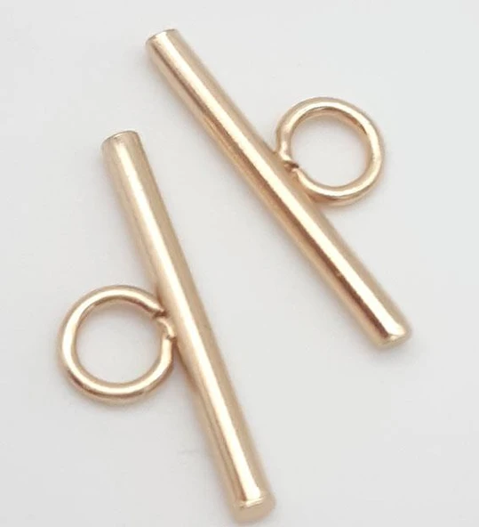 Çanta Aksesuar Zincir Uçları İçin Light Gold Renk T Metal ürün görseli 1