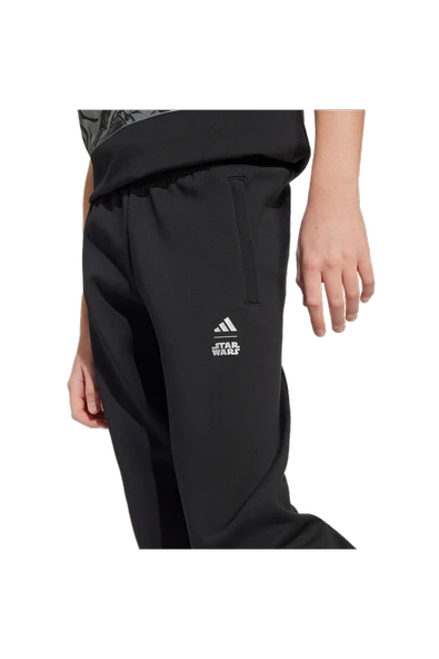 adidas Unisex Çocuk Siyah  Eşofman Altı J SW MNDO PNT JF3635 - Resim 4