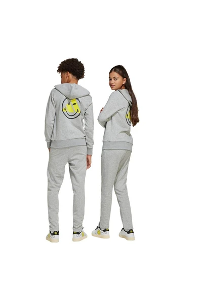 adidas Unisex Çocuk Gri  Eşofman Altı J SMI PANT JD3287 - Resim 6