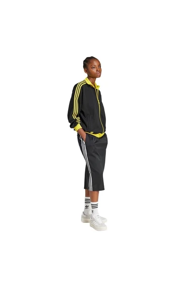 adidas Erkek Siyah  Ceket SMILEY TRACKTOP JD2736 - 4