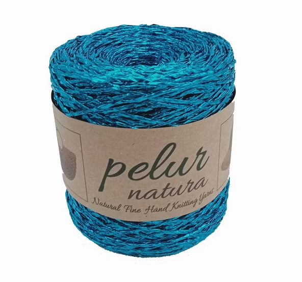 Çanta Aksesuar Özel Sarım Simli Kağıt İp Mavi Renk No:44 ürün görseli 1