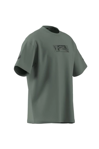 adidas Erkek  Yeşil  T-Shirt M SW TM T 2 JI5718 - 9