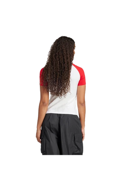 adidas Kadın  Beyaz  T-Shirt 3S SLIM TEE JD0835 - 2