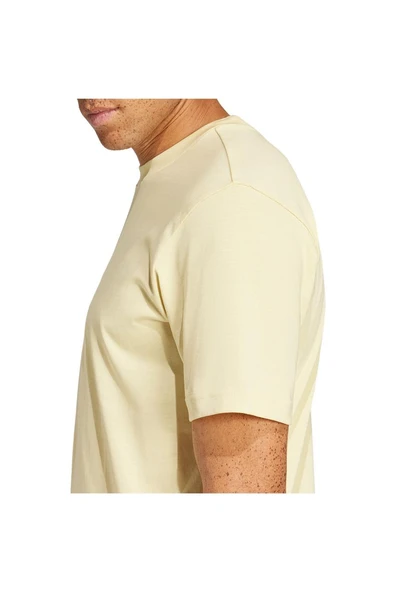 adidas Erkek Sarı  T-Shirt M SL SJ T JD1777 - Resim 5