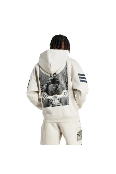 adidas Erkek  Bej  Sweatshirt M SW TM HDY JI5719 - 3