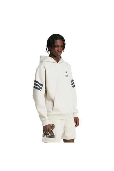 adidas Erkek  Bej  Sweatshirt M SW TM HDY JI5719 - 4