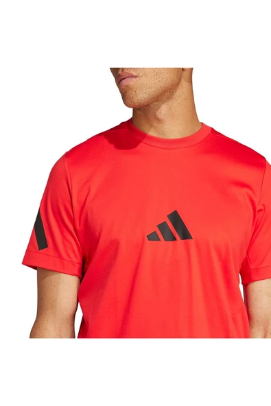 adidas Kadın Kırmızı T-Shirt M Z.N.E. TEE JC7922 - 4