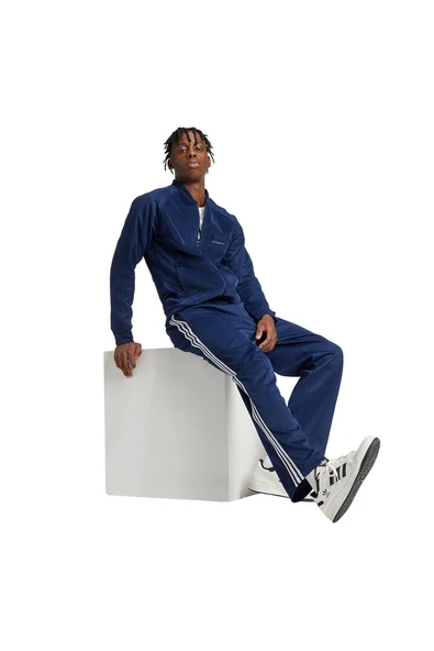adidas Erkek Mavi  Eşofman Altı BAGGY TP IZ2466 - 7