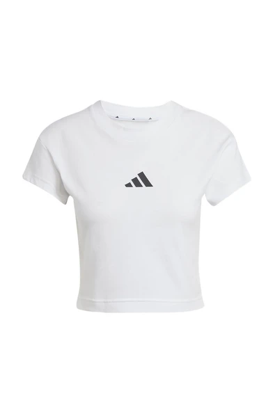 adidas Kadın  Beyaz  T-Shirt W FI SL BB TEE JE4001 - Resim 8