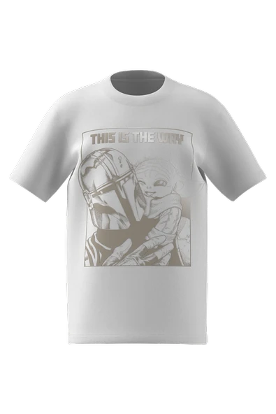 adidas Çocuk Beyaz  T-Shirt J SW MNDO GFX T JF3637 - 10