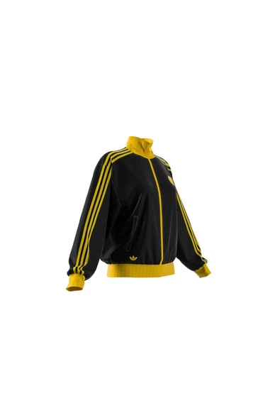 adidas Erkek Siyah  Ceket SMILEY TRACKTOP JD2736 - 9