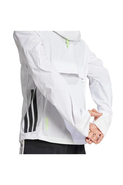 adidas Kadın  Beyaz  Ceket ADIZERO JKT M JF3471 - 5