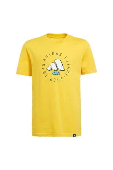 adidas Unisex Çocuk Sarı  T-Shirt J FUN TEE JI6688 - Resim 9