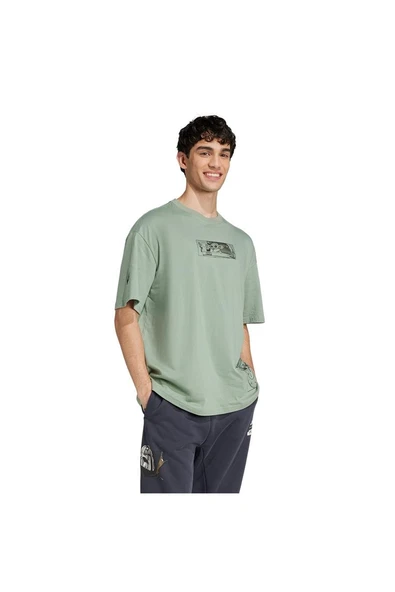 adidas Erkek  Yeşil  T-Shirt M SW TM T 2 JI5718 - 4