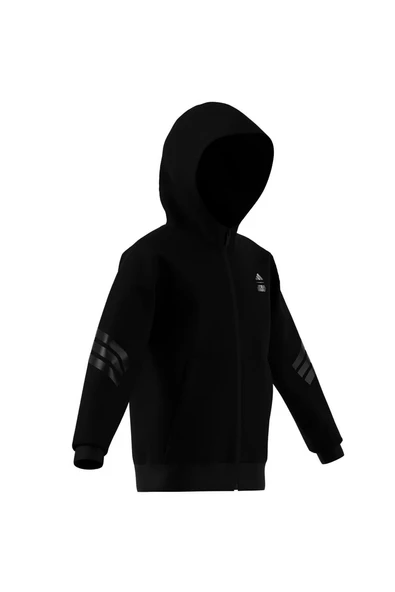 adidas Unisex Çocuk Siyah  Ceket J SW MNDO TT JF3634 - Resim 11