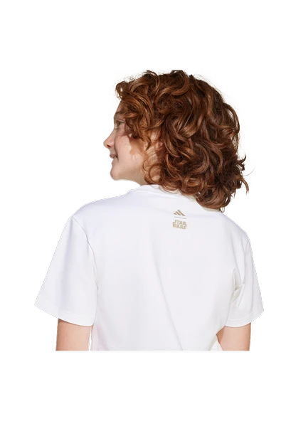 adidas Çocuk Beyaz  T-Shirt J SW MNDO GFX T JF3637 - 7