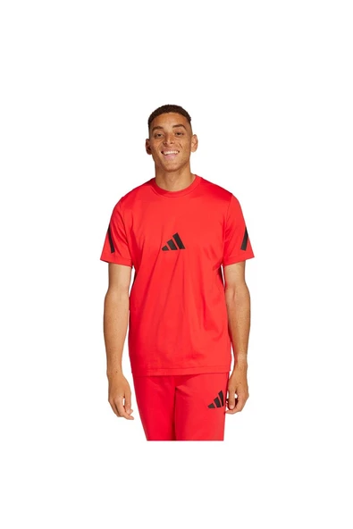 adidas Kadın Kırmızı T-Shirt M Z.N.E. TEE JC7922
