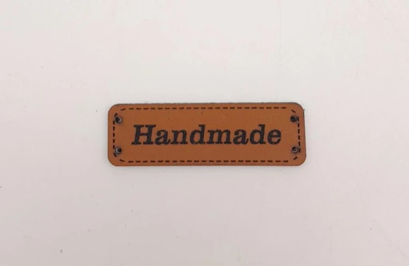 Çanta Aksesuar Suni Deri Klasik Etiket 1X4 Cm 1 Adet