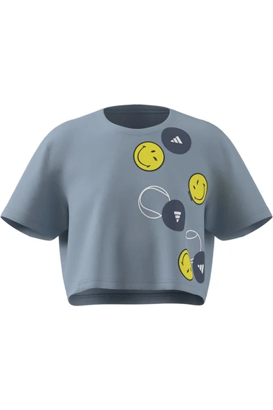 adidas Çocuk  Mavi  T-Shirt G SMI TEE JJ3079 - 7