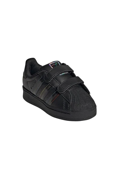adidas Bebek Siyah  Sneaker SUPERSTAR LED LIGHTS CF I JI0512 - 6