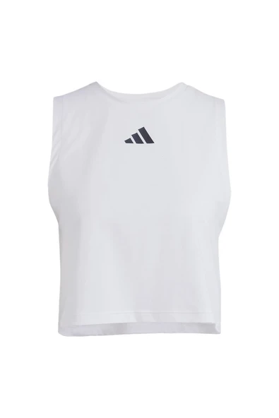 adidas Kadın Beyaz  Atlet BOXY TANK 3S JJ3496 - 5