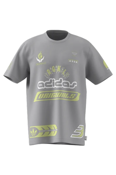 adidas Erkek Gri  T-Shirt Q12 TS SPONSOR JP0195 - Resim 7
