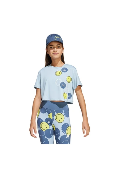 adidas Çocuk  Mavi  T-Shirt G SMI TEE JJ3079 - 2