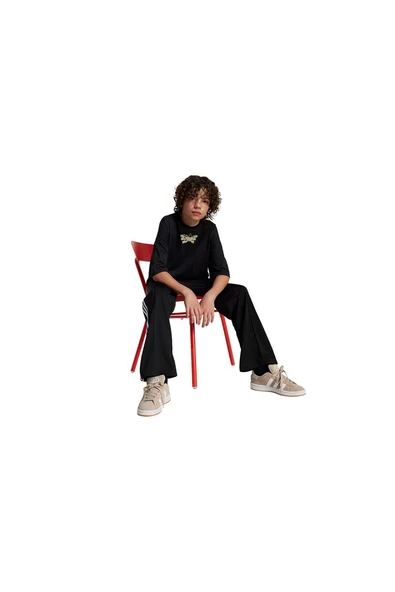 adidas Unisex Çocuk LOOSE TEE  T-shirt JD0368 - Resim 3