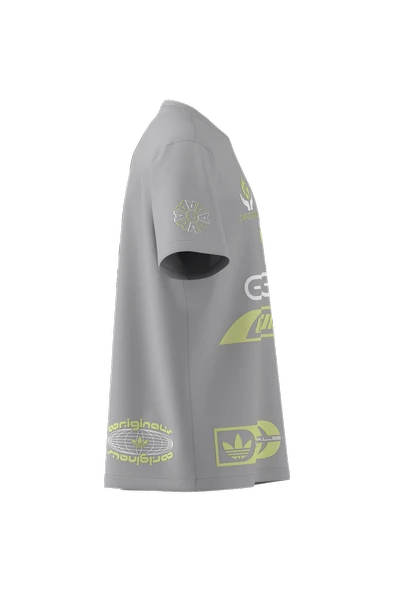 adidas Erkek Gri  T-Shirt Q12 TS SPONSOR JP0195 - Resim 9